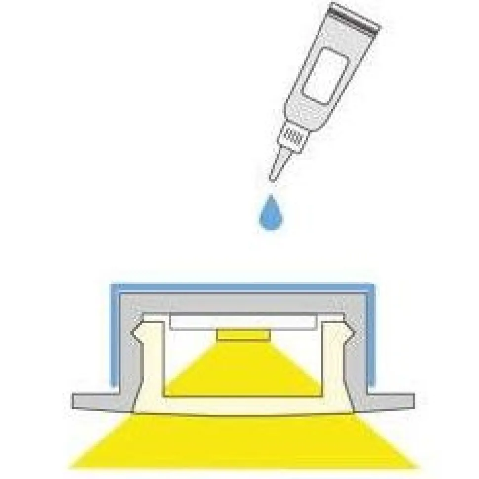 LED-profiili Limente LED-Inser 40 4000K 4m 29W alumiini