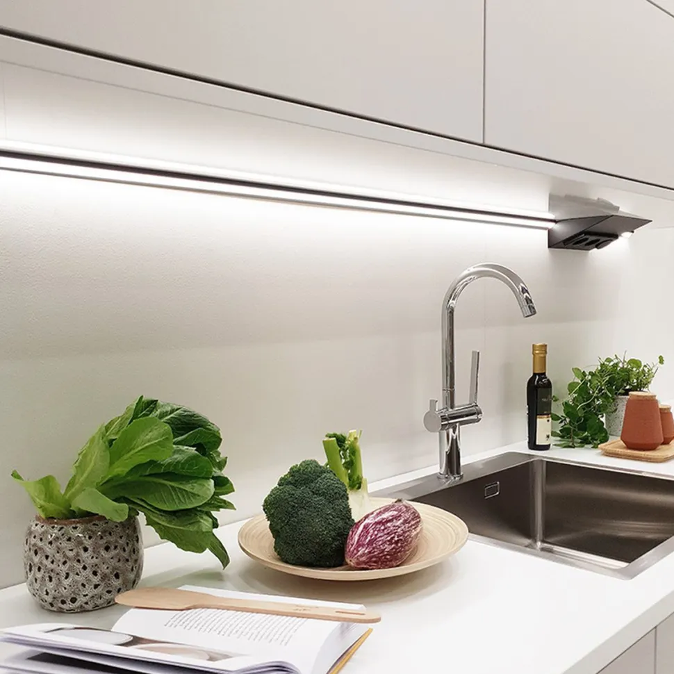 LED-profiili Limente LED-LUXOR 20 LUX 3000K 28W valkoinen 2m