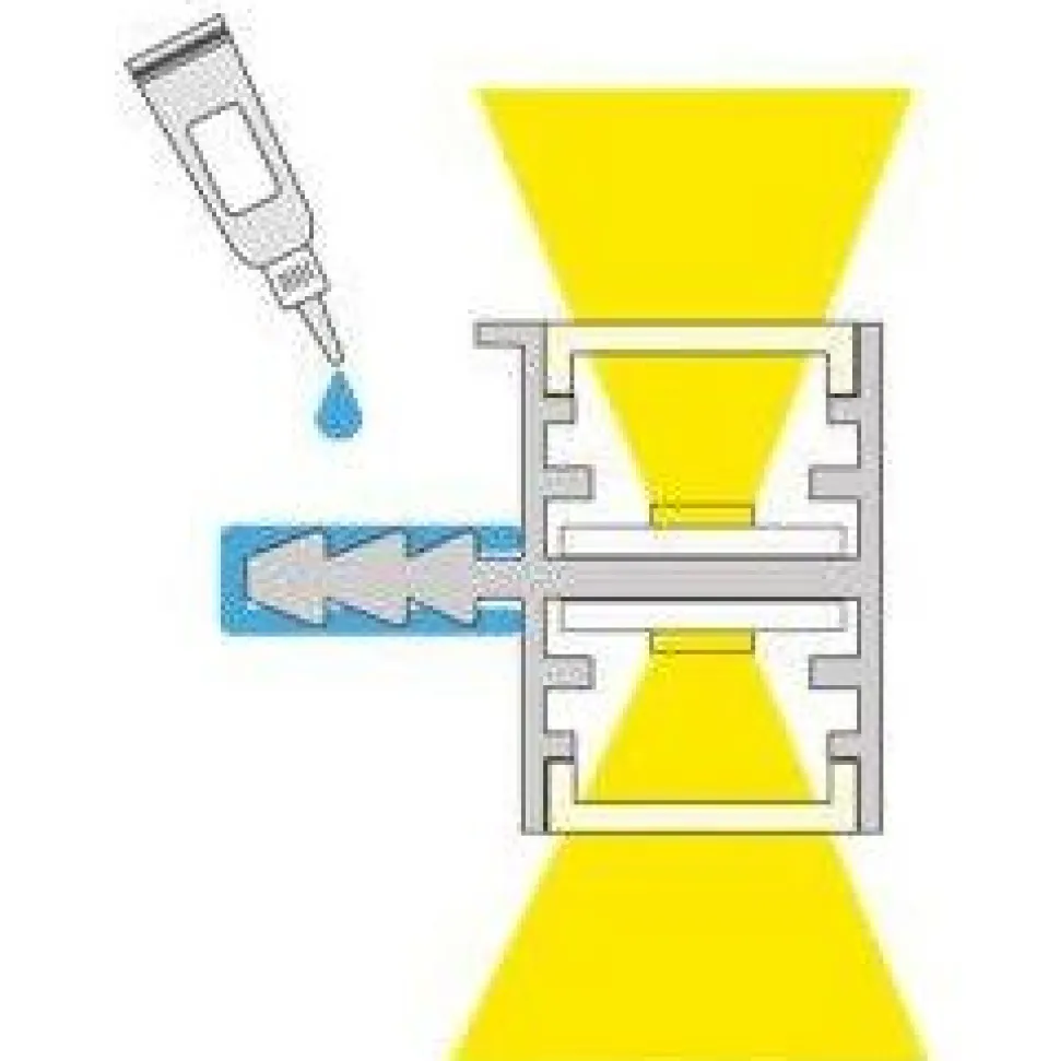 LED-profiili Limente LED-Seam 20 Lux 3000K 2m 28W alumiini