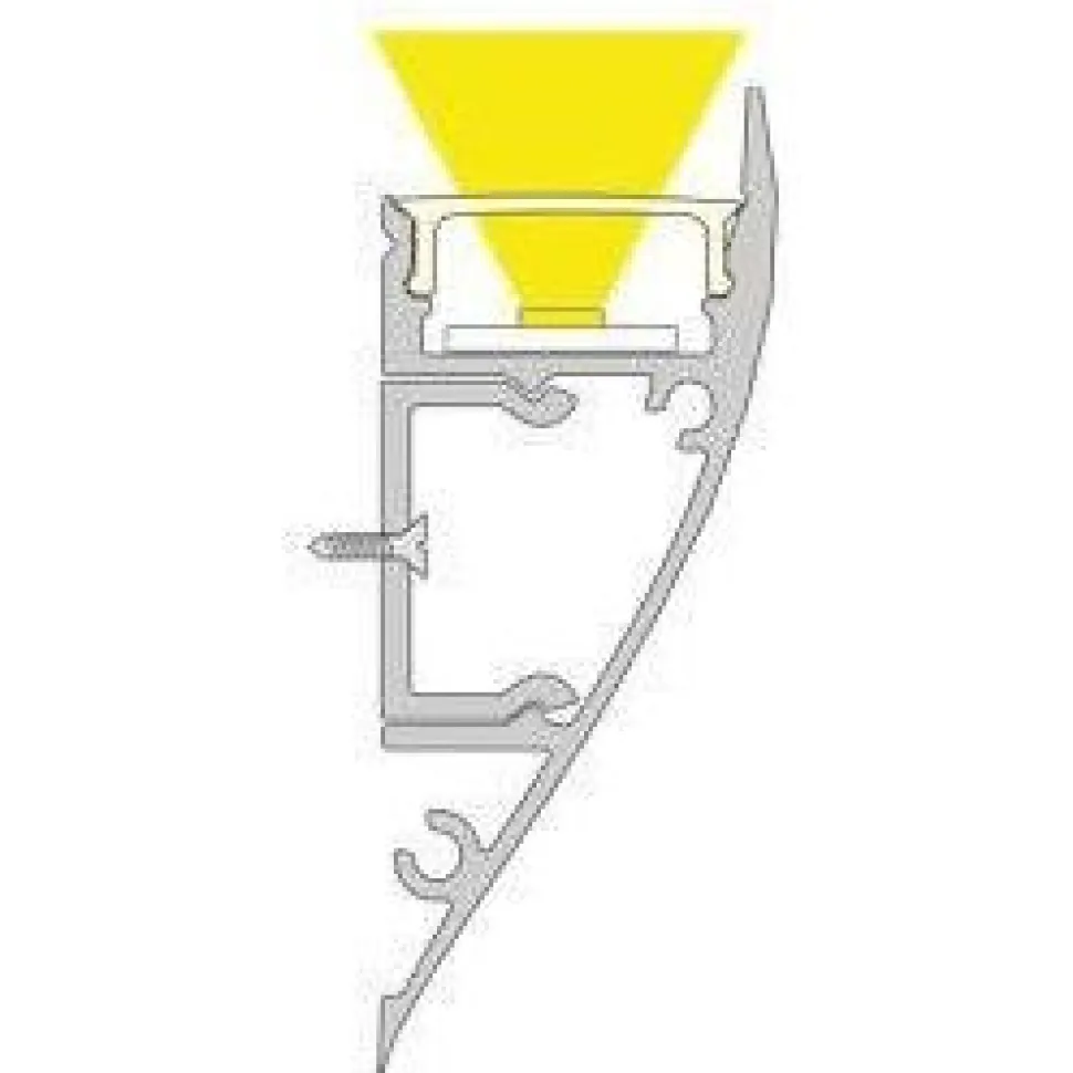 LED-profiili Limente LED-Up 40 CCT 2700-6000K 4m 29W musta