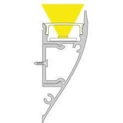 LED-profiili Limente LED-Up 20 4000K 2m 29W valkoinen