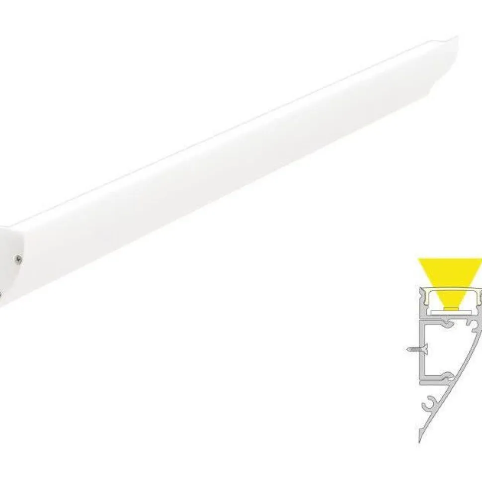 LED-profiili Limente LED-Up 20 CCT 2700-6000K 2m 19W valkoinen
