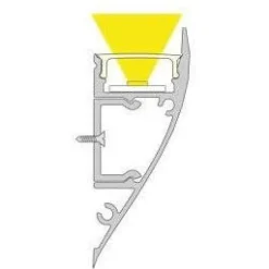 LED-profiili Limente LED-Up 40 4000K 4m 29W valkoinen