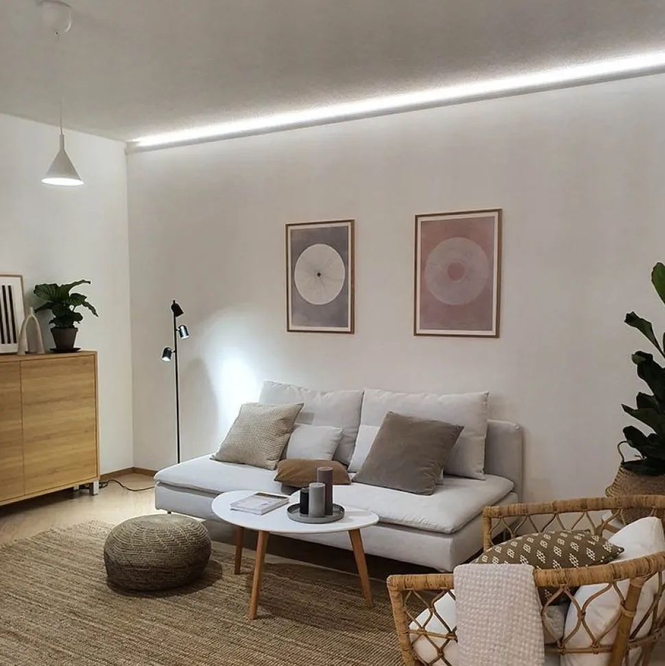 LED-profiili Limente LED-Up 20 4000K 2m 29W musta