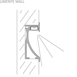 LED-profiili Limente LED-Wall 20 CCT 2700-6000K 2m 19W alumiini