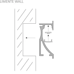 LED-profiili Limente LED-Wall 20 CCT 2700-6000K 2m 19W alumiini
