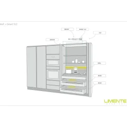 LED-profiili Limente LED-Wall 40 4000K 4m 48W alumiini