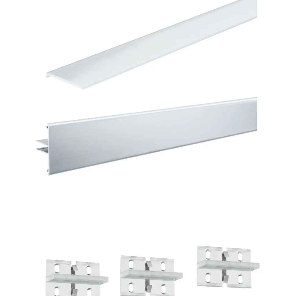 LED-profiili Paulmann Duo, 1m, anodisoitu alumiini