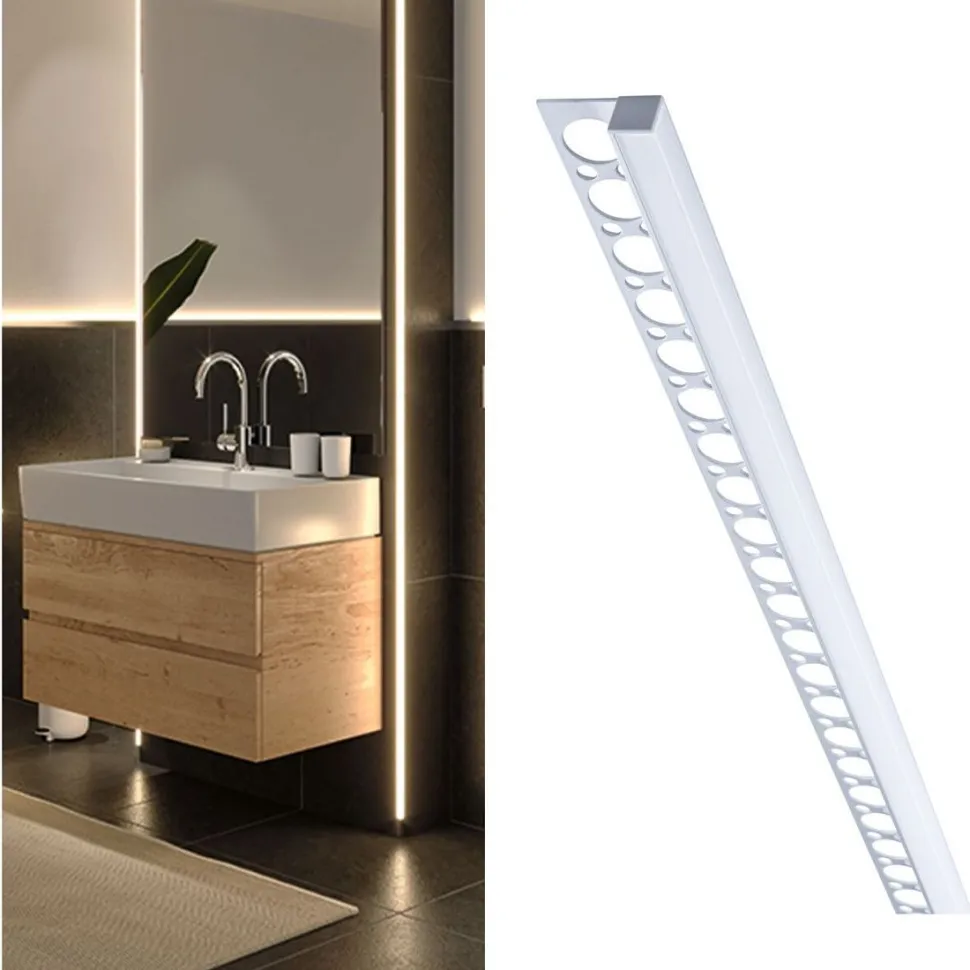 LED-profiili Paulmann LumiTiles Frame, 1m, anodisoitu alumiini