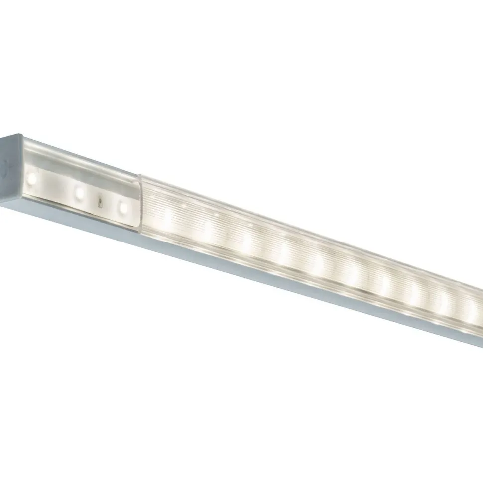 LED-profiili Paulmann Square, 1m, alumiini/satiini