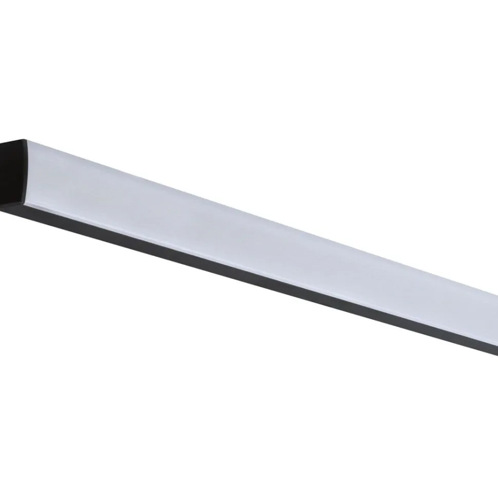 LED-profiili Paulmann Square, 1m, musta/valkoinen