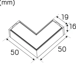 LED-profiili Hide-a-lite LED Extend G2 Corner 3000K