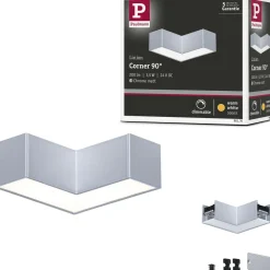 LED-profiilivalaisimen kulmapala Paulmann Linion Light Channel Zigbee 90 ° 24V 3.5W 3000K signaalimusta