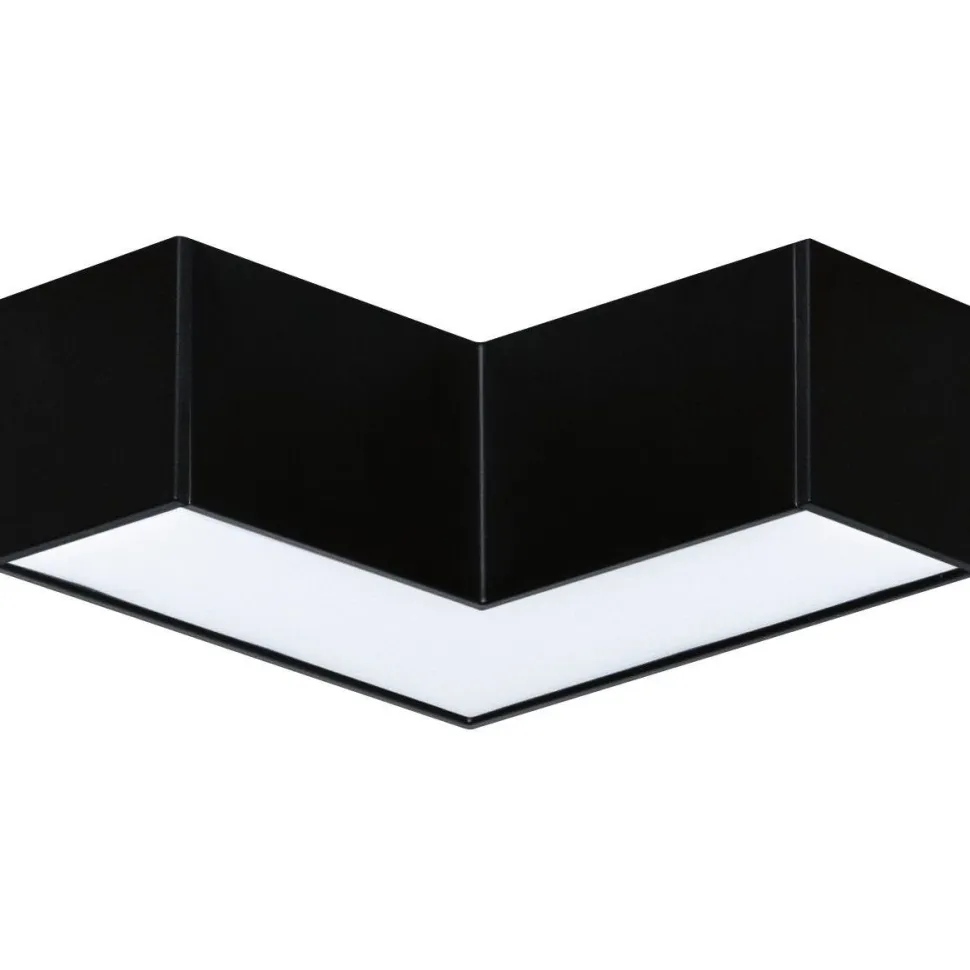 LED-profiilivalaisimen kulmapala Paulmann Linion Light Channel Zigbee 90 ° 24V 3.5W 3000K signaalimusta
