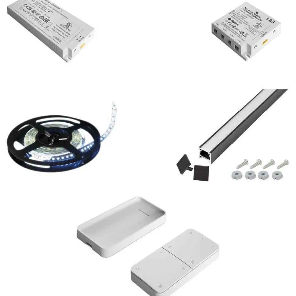 LED-profiilivalaisinsarja Savo iLED-P kaukosäätimellä 2500mm 2700-6500K rst