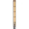 LED-putki Paulmann 1879 Edition Tube, E27, 806lm, 8.5W, 2500K, filamentti, himmennettävä, kulta