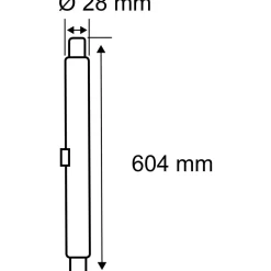 LED-putki Paulmann Tube, G13, 604mm, 850lm, 9,5W, 4000K, opaali
