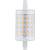 LED-putki Paulmann Tube, R7s, 78mm, 1055lm, 9W, 2700K, kirkas