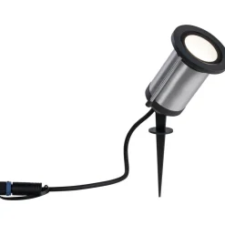 LED-puutarhaspotti Paulmann Plug & Shine Classic, IP65, 3000K, antrasiitti