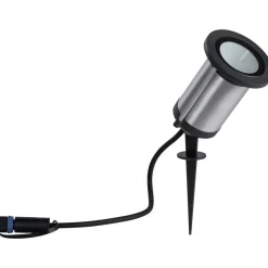 LED-puutarhaspotti Paulmann Plug & Shine Classic, IP65, 3000K, antrasiitti
