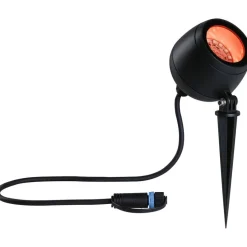 LED-puutarhaspotti Paulmann Plug & Shine Kikolo, Smart Home Zigbee 3.0, IP65, RGBW+, antrasiitti