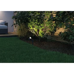 LED-puutarhaspotti Paulmann Plug & Shine Ito, IP65, 3000K, vaakasuuntainen säätö, antrasiitti