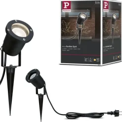 LED-puutarhaspotti Paulmann, IP65, 9.2cm, 3000K, alumiini