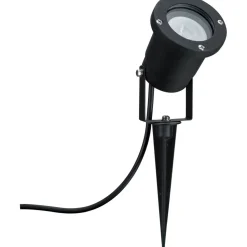 LED-puutarhaspotti Paulmann, IP65, 92mm, 2200K, musta