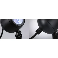 LED-puutarhaspotti Paulmann Kikolo, Smart Home Zigbee 3.0, IP65, 90mm, RGBW+, antrasiitti