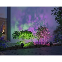 LED-puutarhaspotti Paulmann Kikolo, Smart Home Zigbee 3.0, IP65, 90mm, RGBW+, antrasiitti
