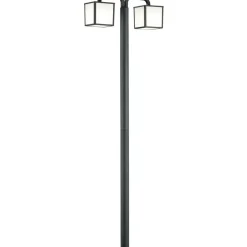 LED-pylväsvalaisin Cubango 615x180x2000 mm 2-osainen antrasiitti