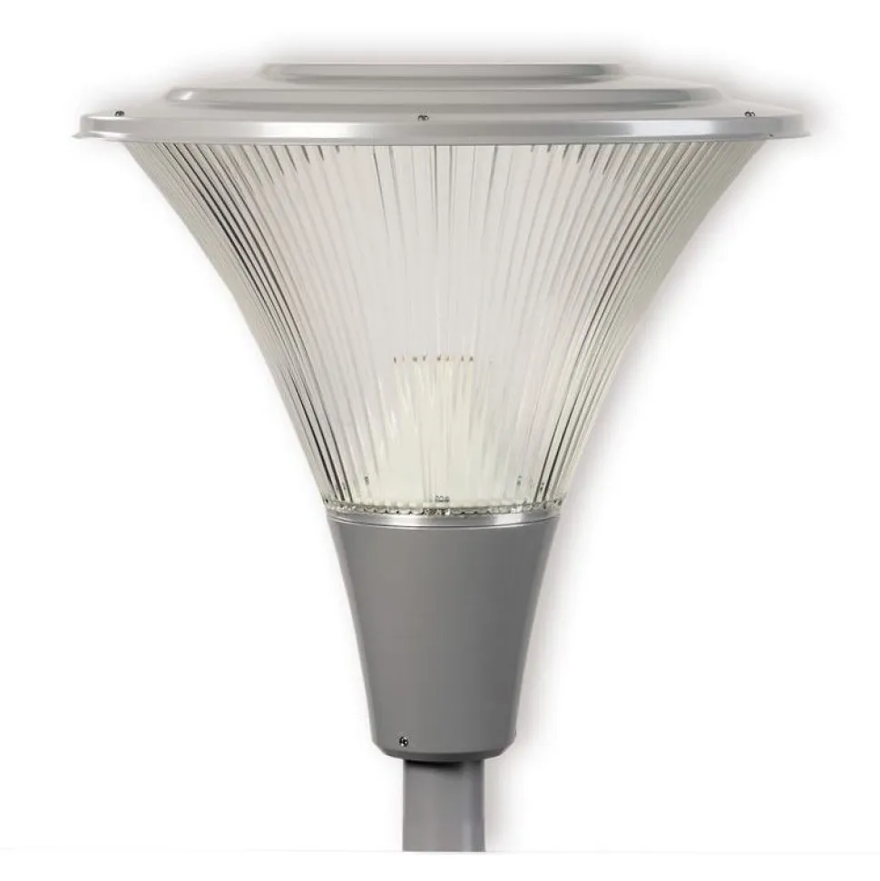 LED-pylväsvalaisin Ensto Opera OP530LED20HH 20W/840 helmenharmaa akryylikuvulla