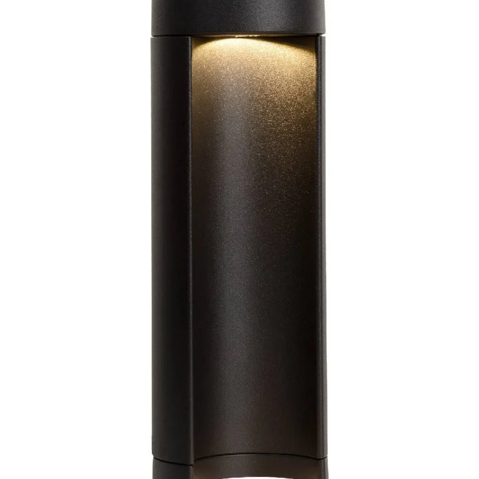 LED-pylväsvalaisin Lucide Combo Ø9x25cm 7W musta