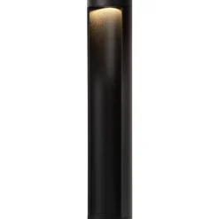 LED-pylväsvalaisin Lucide Combo Ø9x45cm 7W musta