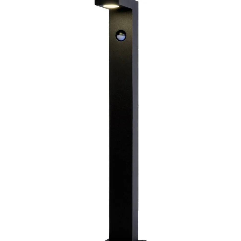 LED-pylväsvalaisin Lucide Texas 6x15x60cm 6W liiketunnistimella antrasiitti