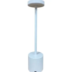 LED-pöytälamppu Seled, 35x8x8cm, USB-ladattava, valkoinen
