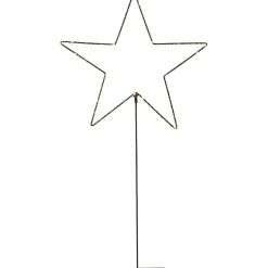 LED-pöytätähti Star Trading Mira 33x65 cm musta