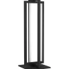 LED-Pöytävalaisin Eglo Siberia 15.5W 16x16x43cm kaukosäädin musta/valkoinen
