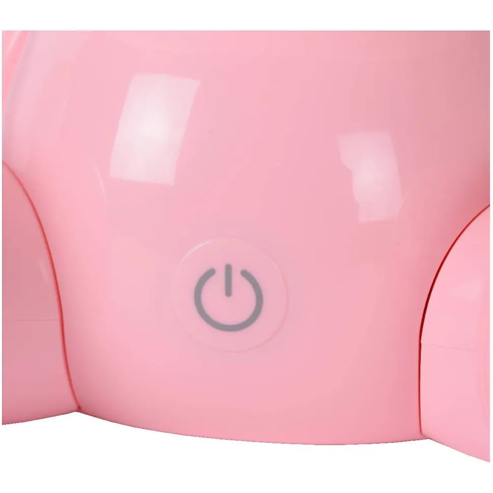 LED-pöytävalaisin Lucide Dodo Kani 19x16x30cm 3W himmennettävä vaaleanpunainen