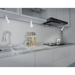 LED-pöytävalaisin Trio Maxi ladattava mattamusta