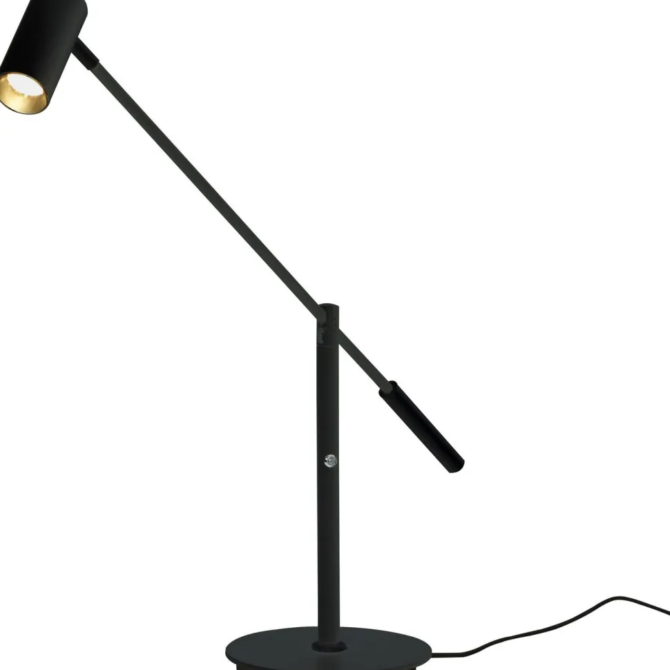 LED-pöytävalaisin Aneta Lighting Concord, himmennin, valkoinen