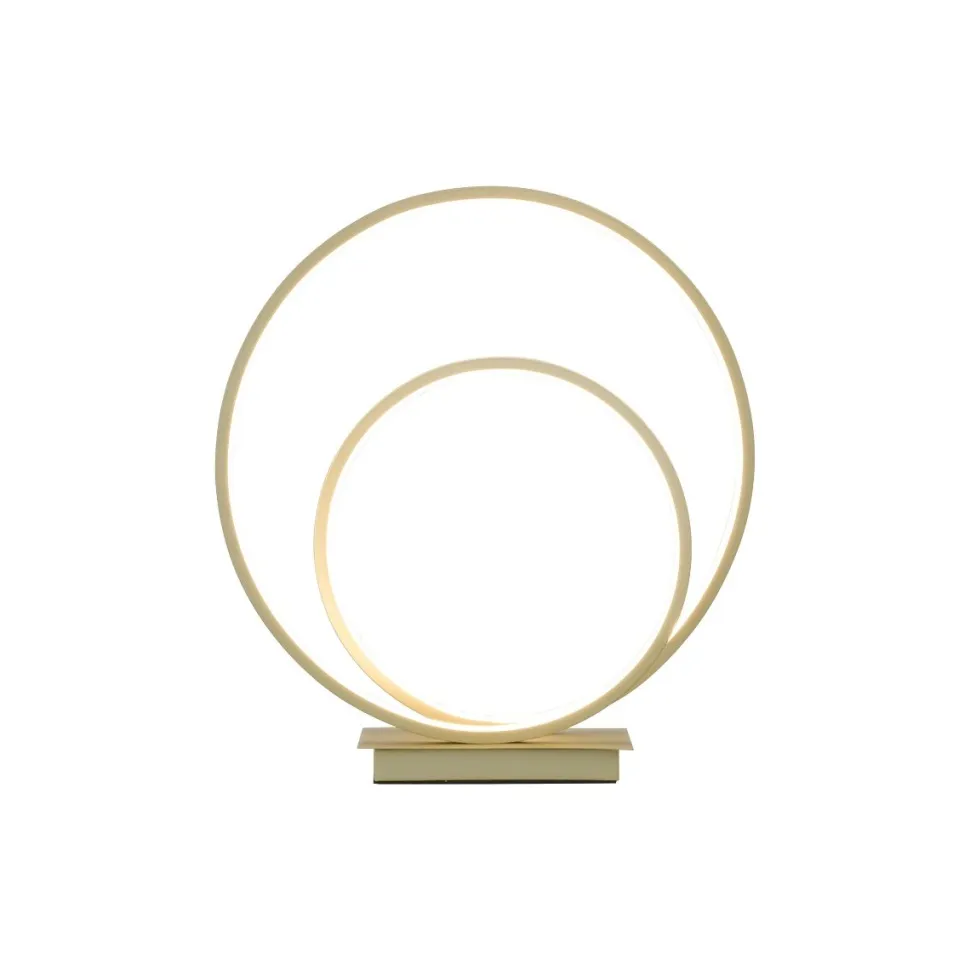 LED-pöytävalaisin Aneta Lighting Loop 14W Ø350x375 mm IP20 champange
