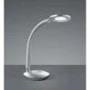LED-pöytävalaisin Cobra Ø 130x465 mm titaani