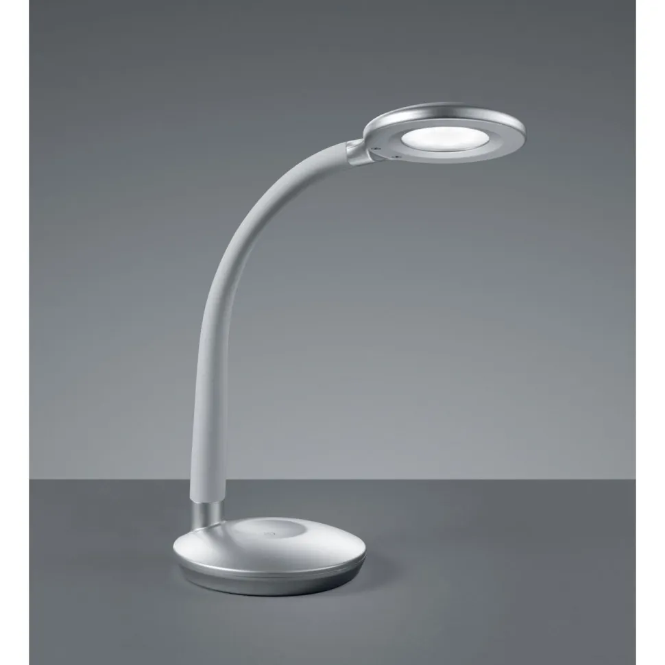 LED-pöytävalaisin Cobra Ø 130x465 mm titaani