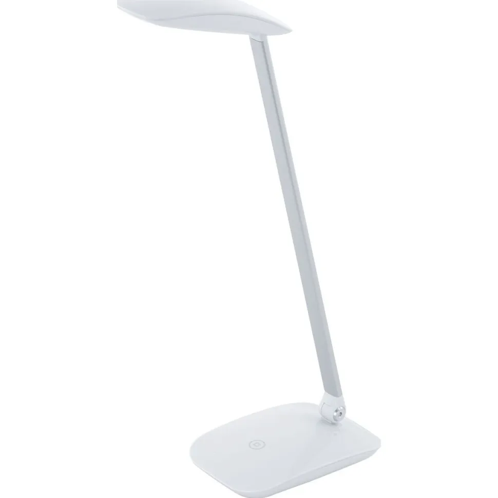 LED-pöytävalaisin Eglo Cajero USB-liitäntä himmennettävä valkoinen 95695