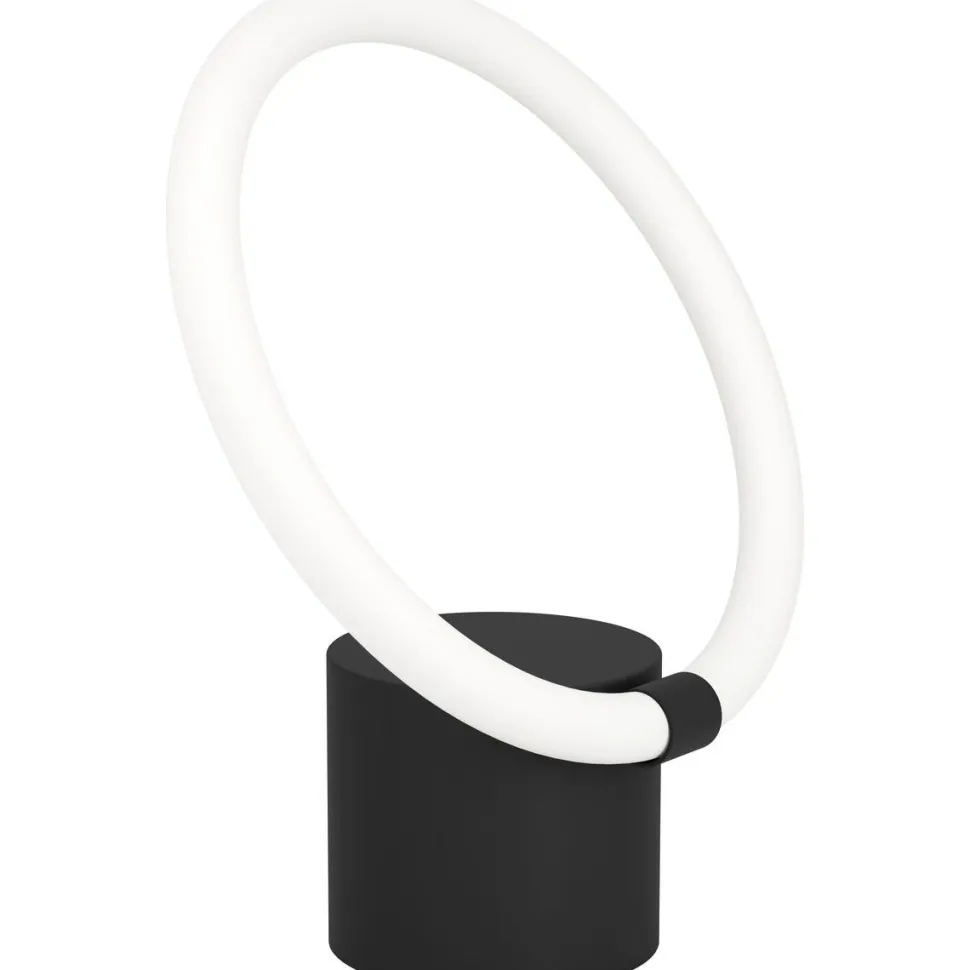 LED-Pöytävalaisin Eglo Caranacoa 11.5W 26x26x5cm musta/valkoinen