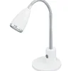 LED-pöytävalaisin Fox 320 mm valkoinen/kromi