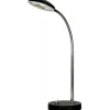 LED-pöytävalaisin Hero 125x310x450 mm musta/kromi