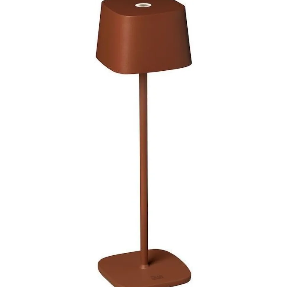 LED-pöytävalaisin Konstsmide Lounge Capri 7814-960, ladattava, terrakotta
