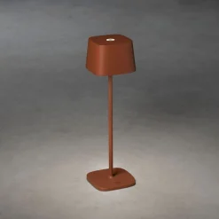 LED-pöytävalaisin Konstsmide Lounge Capri 7814-960, ladattava, terrakotta